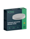 V-TAC 6W LED Панел Външен Монтаж Кръг 3000К - 7870 - 7