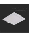 V-TAC 18W LED Premium Панел Квадрат 2700K - 214869 - 2