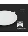 V-TAC 12W LED Premium Панел Кръг 6400K - 214859 - 2
