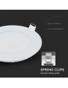 V-TAC 6W LED Premium Панел Кръг 6400K - 214856 - 7