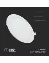 V-TAC 12W LED Premium Панел Кръг 4000K - 214858 - 6