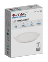 V-TAC 6W LED Premium Панел Кръг 3000K - 214854 - 2