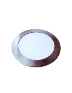 V-TAC 24W LED Панел Сатен Никел Кръг Топло Бяла Светлина - 6355 - Цена | LEDs4economy
