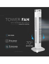 V-TAC 55W Вентилатор Дистанционно Дисплей 36 Inch Бял - 7900 - 11