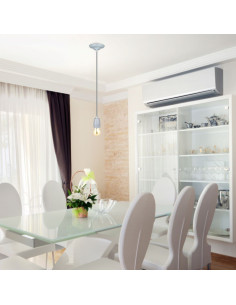 V-TAC Пендел Порцеланова Фасунга E27 Сив - 3808 - Цена | LEDs4economy 2