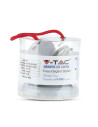 V-TAC Пендел Порцеланова Фасунга E27 Сив - 3808 - 13