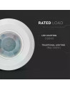V-TAC Инфраред Датчик за Движение Таван Бял 360° Мини - 6606 - 5