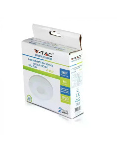 V-TAC Сензор за Движение за Таван Плосък Бял - 5086 - Цена | LEDs4economy 2