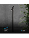 V-TAC 2x2.6W Наземен Спот 1м. Черен 4000К IP44 - 23051 - 10