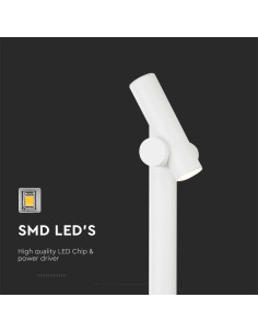 V-TAC 2x2.6W Наземен Спот 1м. Бял 3000К IP44 - 10476 - Цена | LEDs4economy 2