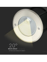V-TAC 8W LED Луна За Вграждане 35` 4000К - 218621 - 5