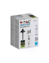 V-TAC 7W Тяло Стойка/Колче IP65 Черно Тяло 4000К - 20317 - 2