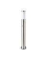 V-TAC Е27 Градинска Лампа 80cm PIR Сензор Неръждавейка Сатен Никел IP44 - 8960 - 3