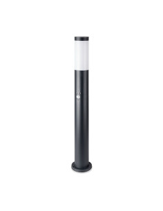 V-TAC Е27 Градинска Лампа 80cm PIR Сензор Неръждавейка Стомана Черен IP44 - 8984 - Цена | LEDs4economy