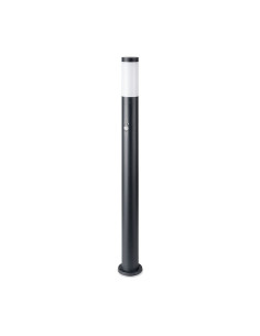 V-TAC Е27 Градинска Лампа 110cm PIR Сензор Неръждавейка Стомана Черен IP44 - 8983 - Цена | LEDs4economy