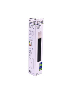 V-TAC GU10 Градинска Наземна Лампа Черна Цилиндър 50CM IP54 - 7567 - Цена | LEDs4economy 2