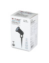 V-TAC Тяло С Колче за Земя Алуминий Черно GU10 IP44 - 7517 - 8