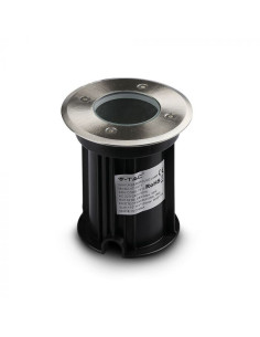 V-TAC Тяло за Вграждане В Земя Сатен Никел Кръг Черен GU10 IP65 - 7515 - Цена | LEDs4economy 2