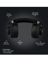 V-TAC Bluetooth Слушалки Регулируеми 500mAh Черни - 7730 - 4