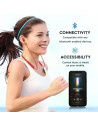 V-TAC Bluetooth Слушалка 500mAh Червена - 7711 - 2