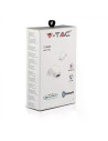 V-TAC Bluetooth Слушалка 55mAh Бяла - 7705 - 3