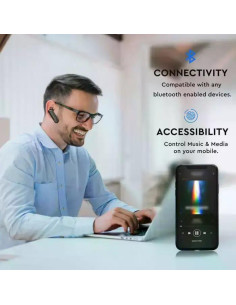 V-TAC Bluetooth Слушалка 170mAh Черна - 7702 - Цена | LEDs4economy 2