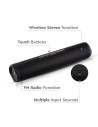 V-TAC Преносима Bluetooth Touch Колона Цилиндър FM USB TWS TF Слот 1200mah - 7726 - 6