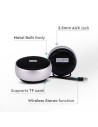 V-TAC Преносима Bluetooth Колона Micro USB 800mah Сребърна - 7717 - 6
