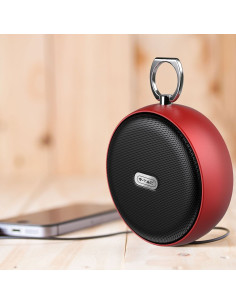 V-TAC Преносима Bluetooth Колона Micro USB 800mah Червена - 7716 - Цена | LEDs4economy