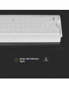 V-TAC 3W Евакуационна Табела Стена 12 Часа Зареждане 6400K IP65 1200 mah - 83111 - 8