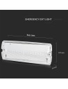 V-TAC 3W Евакуационна Табела Стена 12 Часа Зареждане 6400K IP65 1200 mah - 83111 - 11