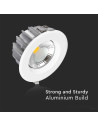 V-TAC 40W СОВ Луна Кръгла A++ 120lm/W 4500K - 211279 - 8