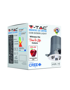 V-TAC 6W LED COB Хотелски Луни 24D 4000K - 1480 - Цена | LEDs4economy 2