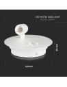 V-TAC 3+6W LED Стенна Лампа За Стена Бяла 3000 - 211489 - 4