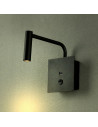 V-TAC 3W LED Стенна Лампа Спалня Ключ USB Черна 3000К - 211487 - 8