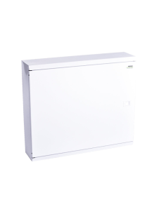NOARK EMFS4 96W Метално разпределително табло, открит монтаж, 4 реда (24 модула), 96 модула, врата стоманена ламарина, включени 
