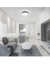 V-TAC 18W LED Плафон Кръг Микровълнов Сензор Черна Рамка 4000К IP44 - 76691 - 8