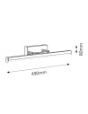 Rabalux Silas Осветление за баня IP44 LED 12W 5719 - 2