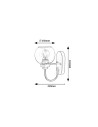Rabalux Tirina Осветление за баня IP44 E27 1x MAX 15W K 75005 - 5
