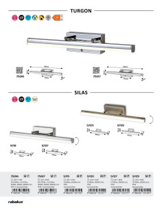 Rabalux Turgon Осветление за баня IP44 LED 13W 3000-6500K 75016 - Цена | LEDs4economy 2