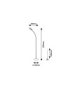 Rabalux Rader Лампион IP20 LED 11W 3000 74004 - 8