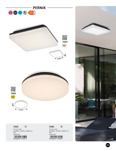 Rabalux Pernik Плафон IP54 LED 24W 3000K 7265 - Цена | LEDs4economy 2
