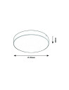 Rabalux Tartu Плафон IP44 LED 18W 2800-6000K 7893 - 6
