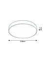 Rabalux Tartu Плафон IP44 LED 24W 2800-6000K 7898 - 4