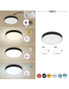 Rabalux Tartu Плафон IP44 LED 24W 2800-6000K 7898 - 5