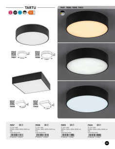 Rabalux Tartu Плафон IP44 LED 18W 2800-6000K 7899 - Цена | LEDs4economy 2