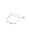 Rabalux Tartu Плафон IP44 LED 18W 2800-6000K 7899 - 2