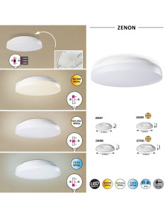 Rabalux Zenon Плафон IP54 LED 18W 2697 - Цена | LEDs4economy 2