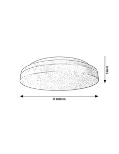 Rabalux Zenon Плафон IP54 LED 24W 2698 - Цена | LEDs4economy 2