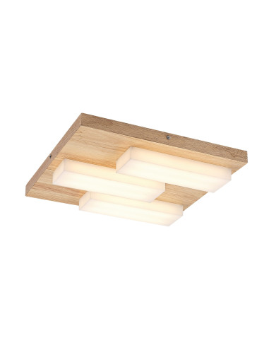 RABALUX Konte, плафон LED30W, D40cm, цвят дъб - 71142 | 